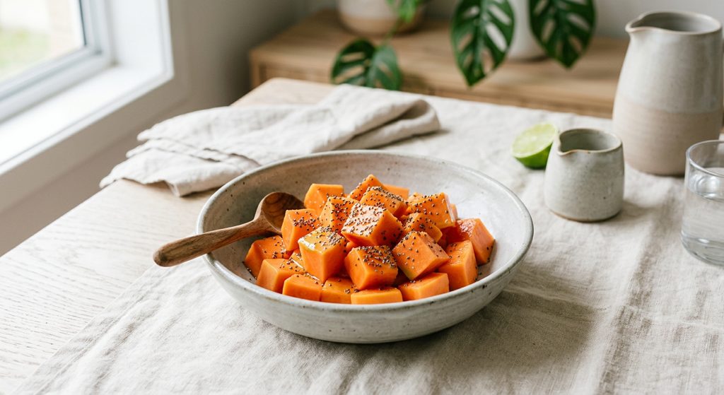 1 plato de papaya