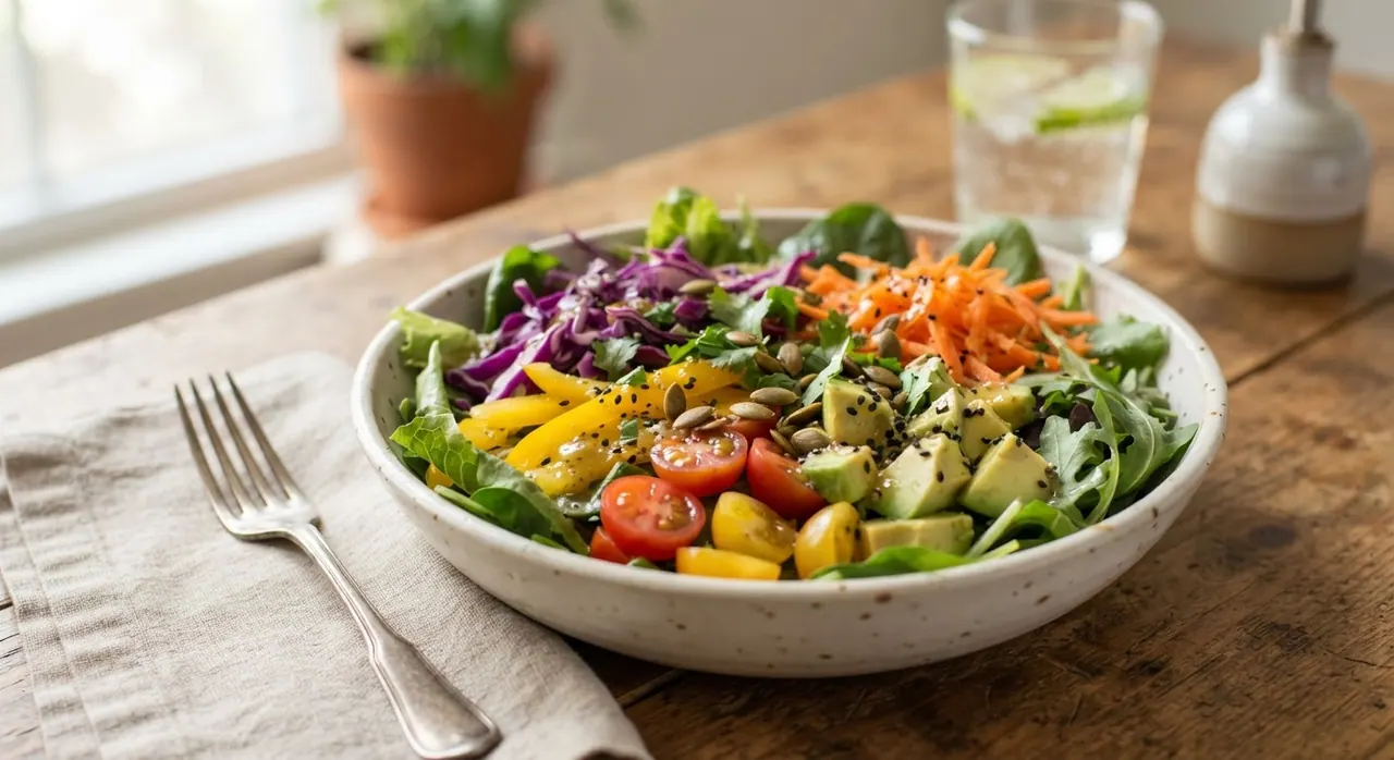 Ensalada arcoíris