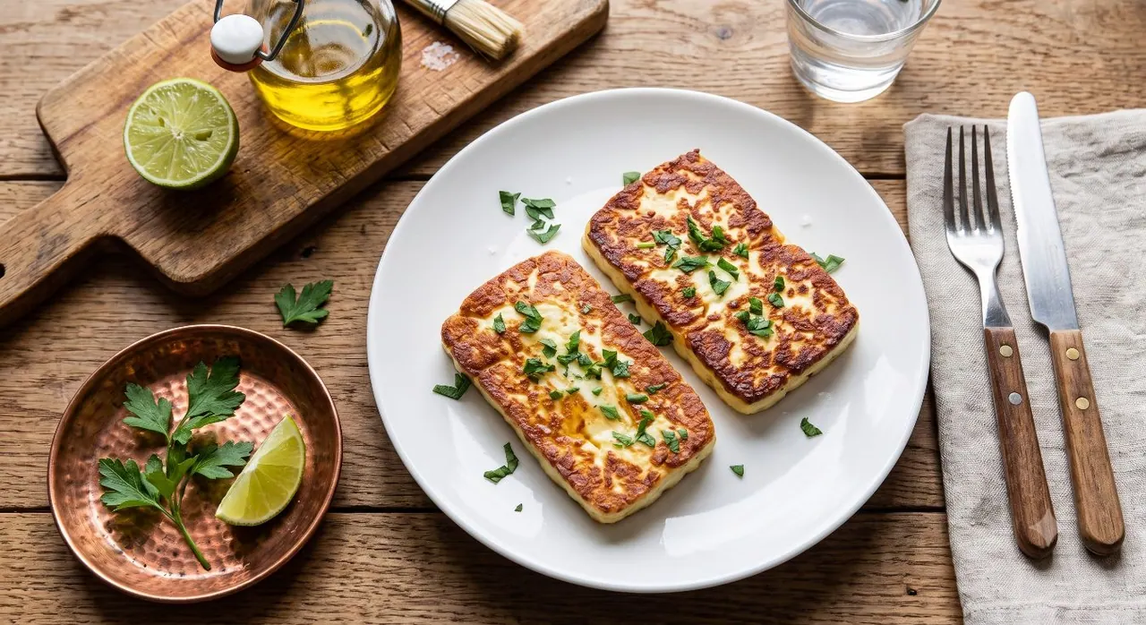 Queso Tofu firme a la parrilla