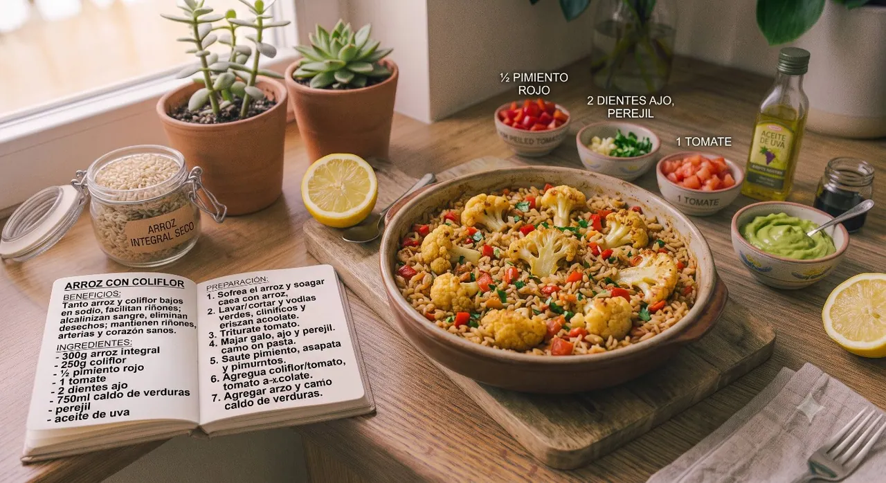 Arroz con Coliflor