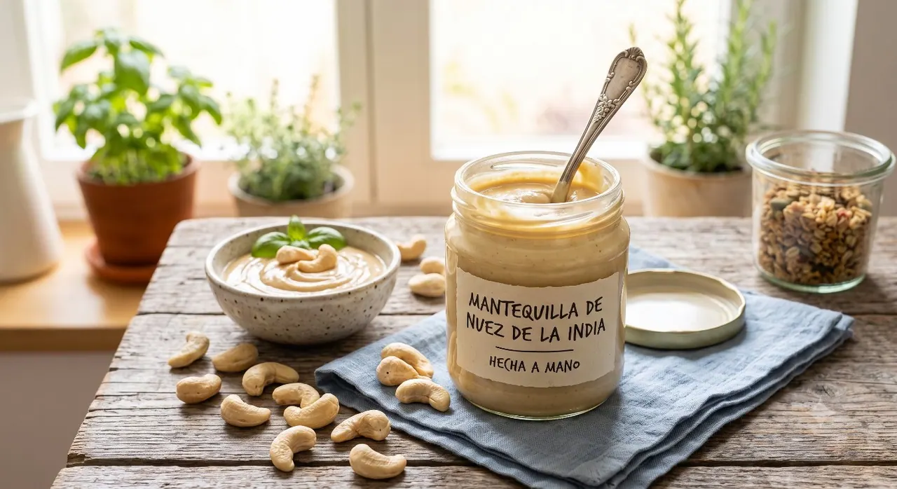 Mantequilla de nuez de la india o anacardos