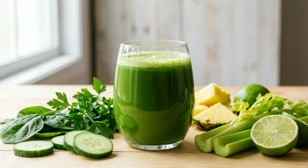 Jugo verde desintoxicante