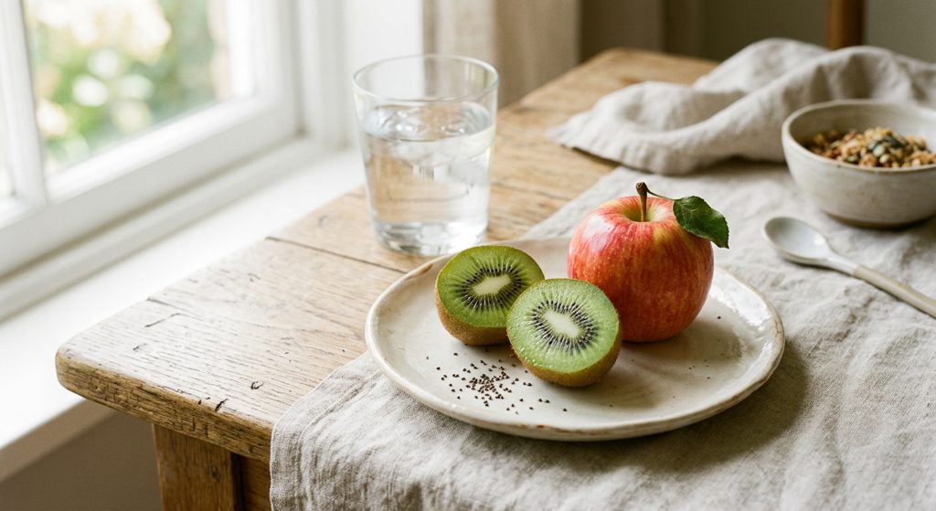 2 kiwis o 1 manzana