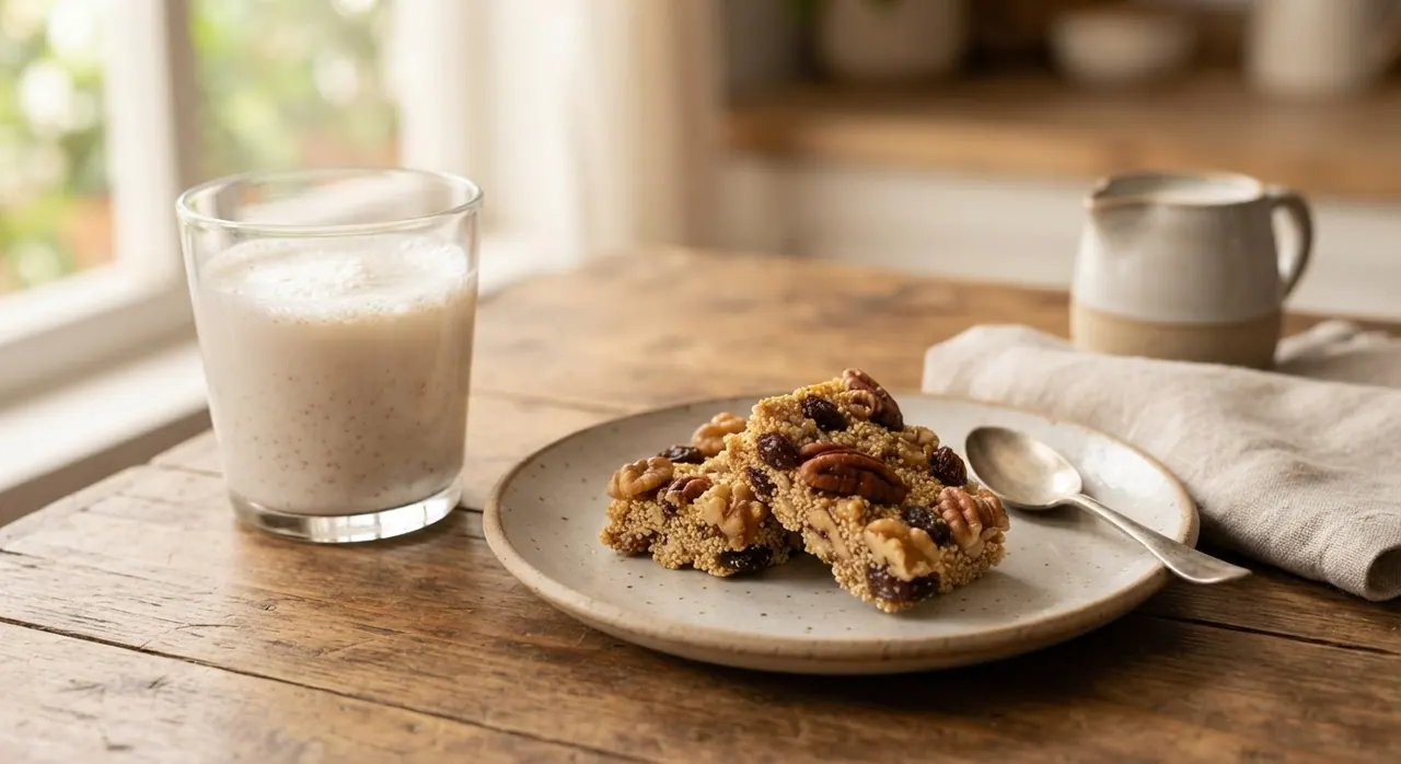 Alegrías de Amaranto con Leche Vegetal