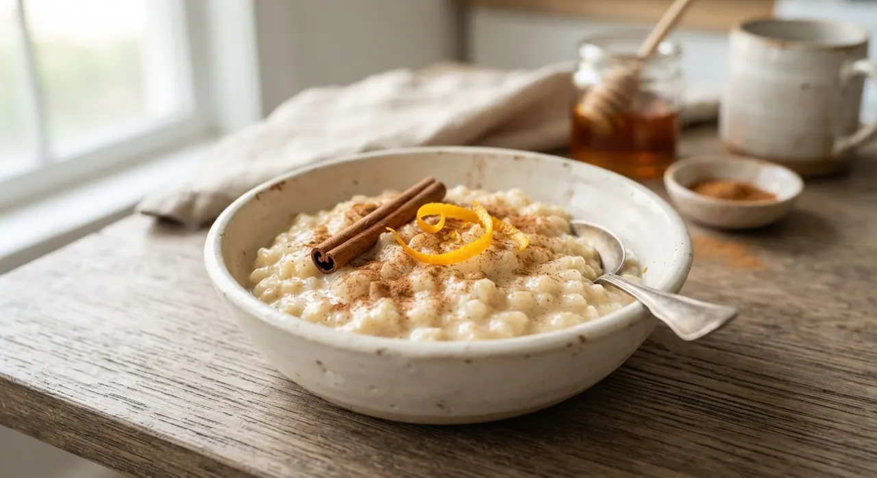 Arroz con leche vegano