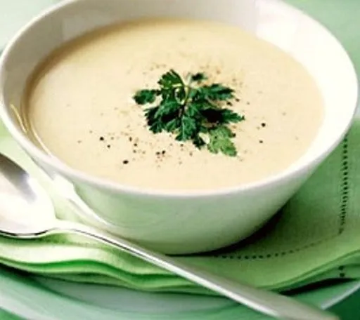 Crema de puerros