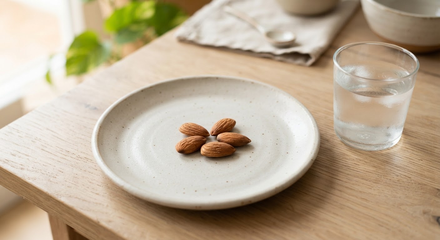 5 semillas de almendras