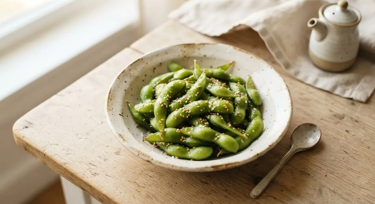 Edamame (frijol tierno de soya)