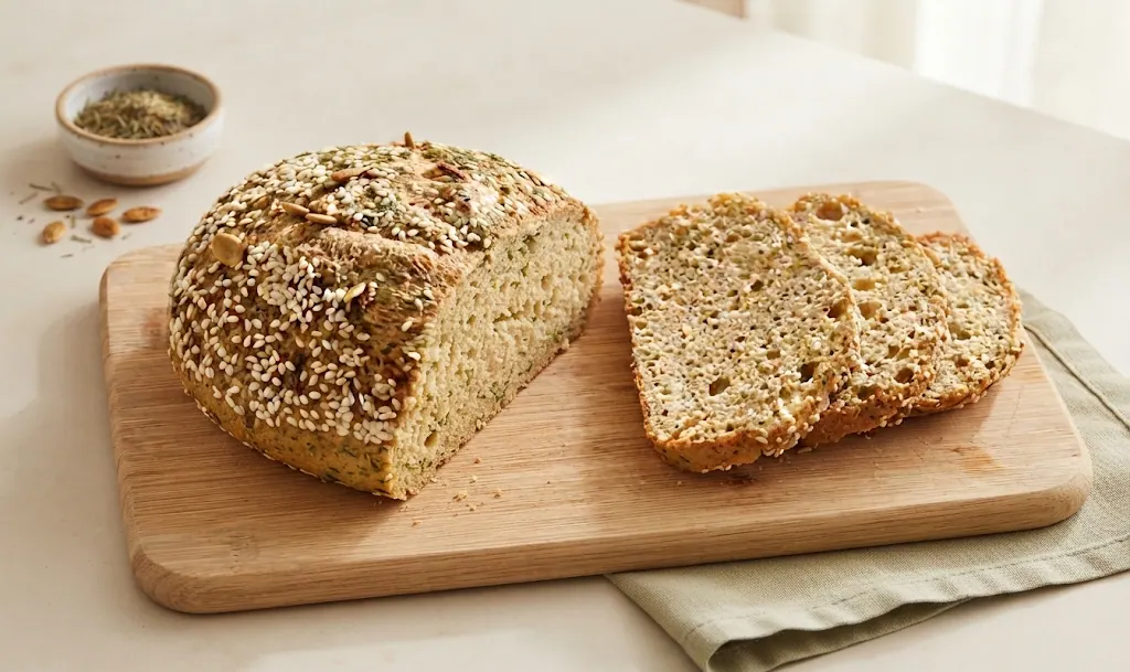Pan de Garbanzo a las Finas Hierbas