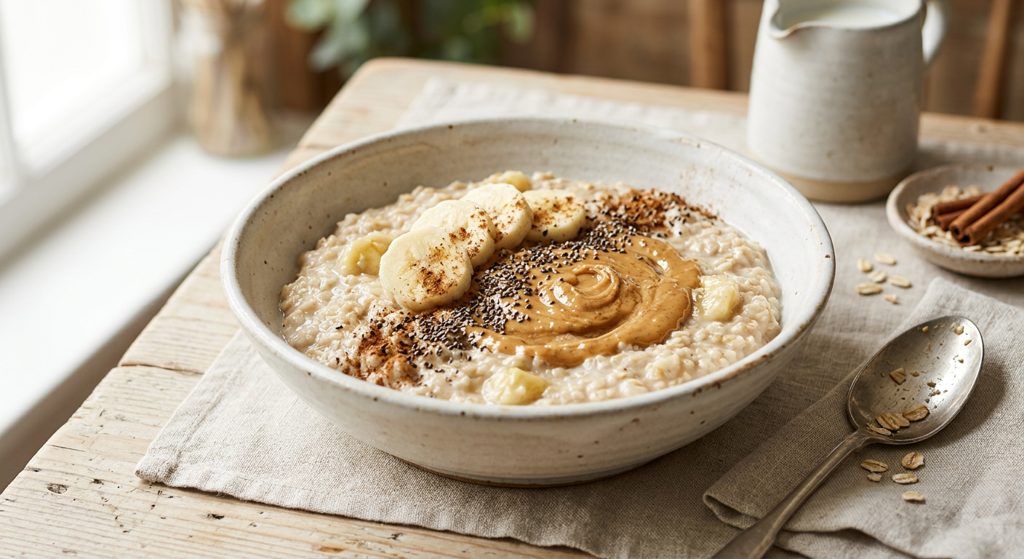 Papilla de avena satisfactoria