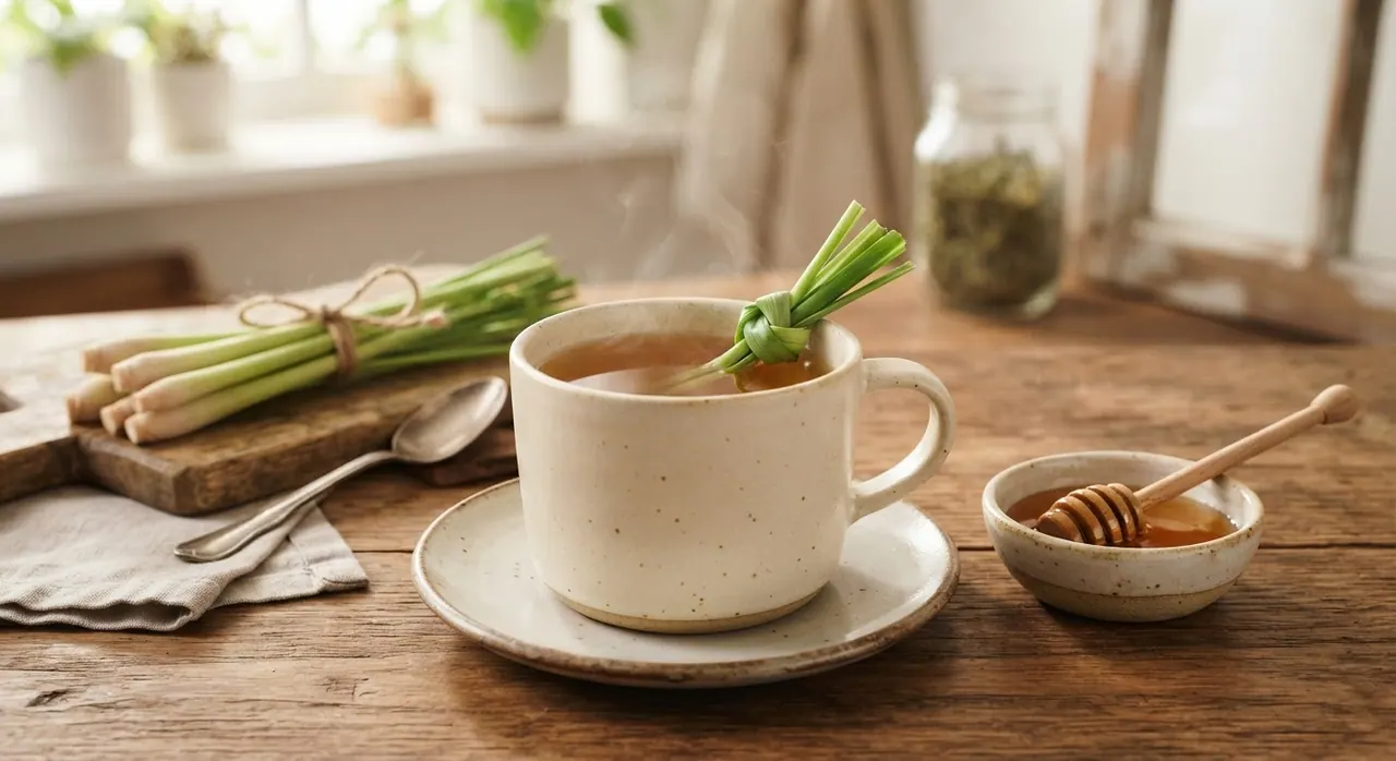1 té de limoncillo con miel