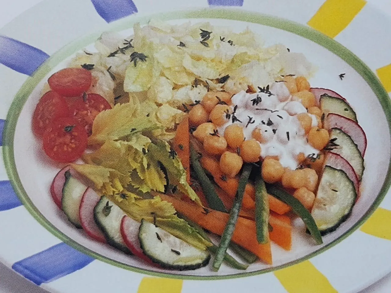 Ensalada de garbanzos
