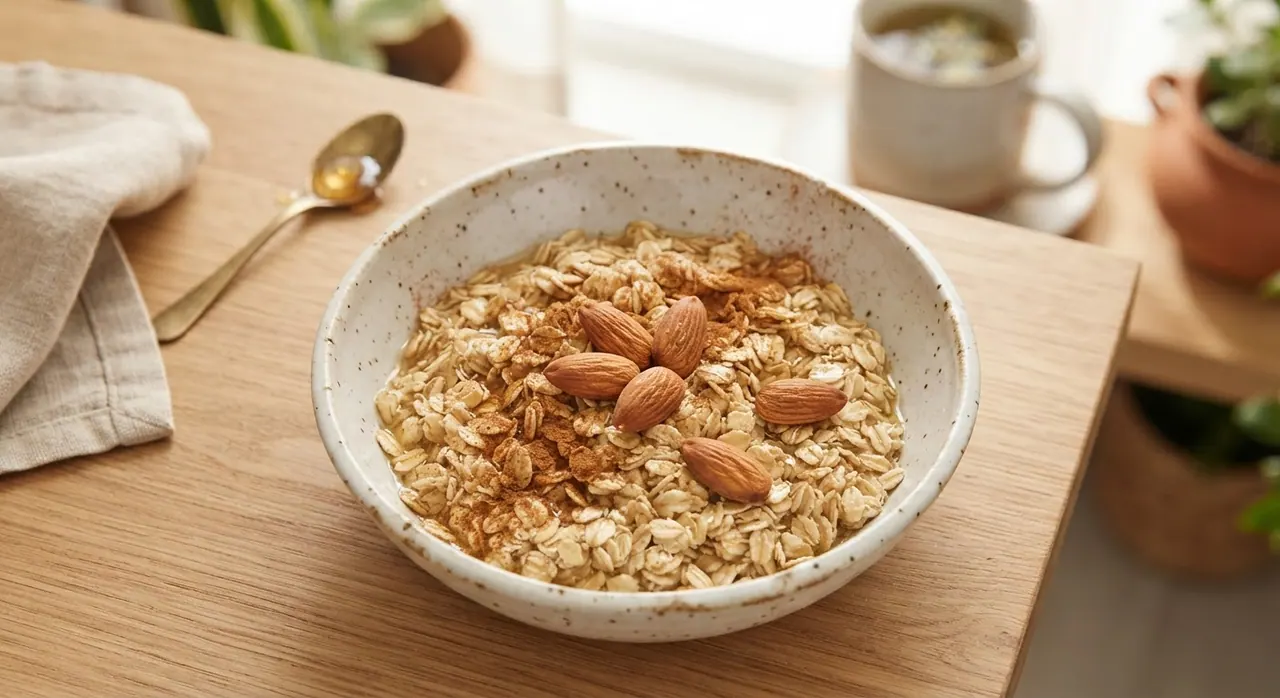 5 almendras o 1 barrita de avena
