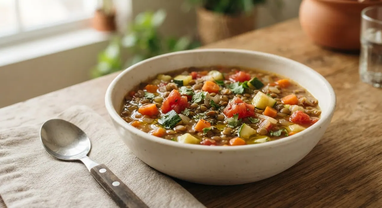 Lentejas con verduras
