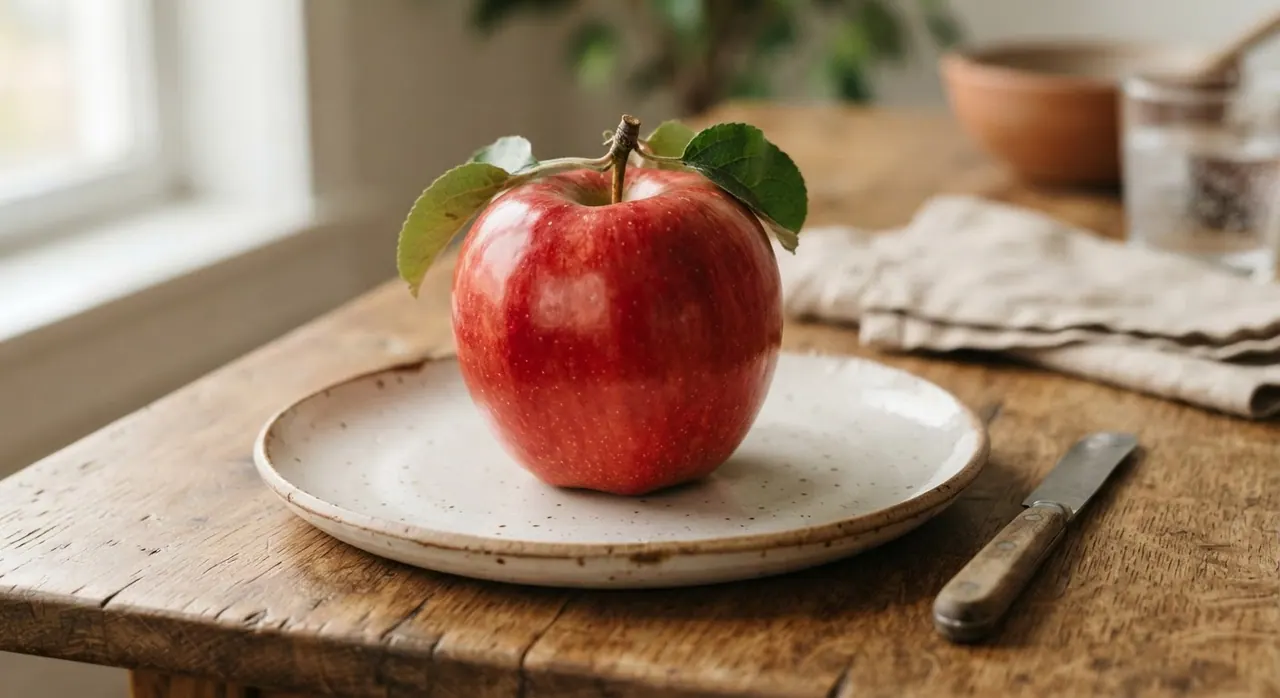 Manzana roja grande