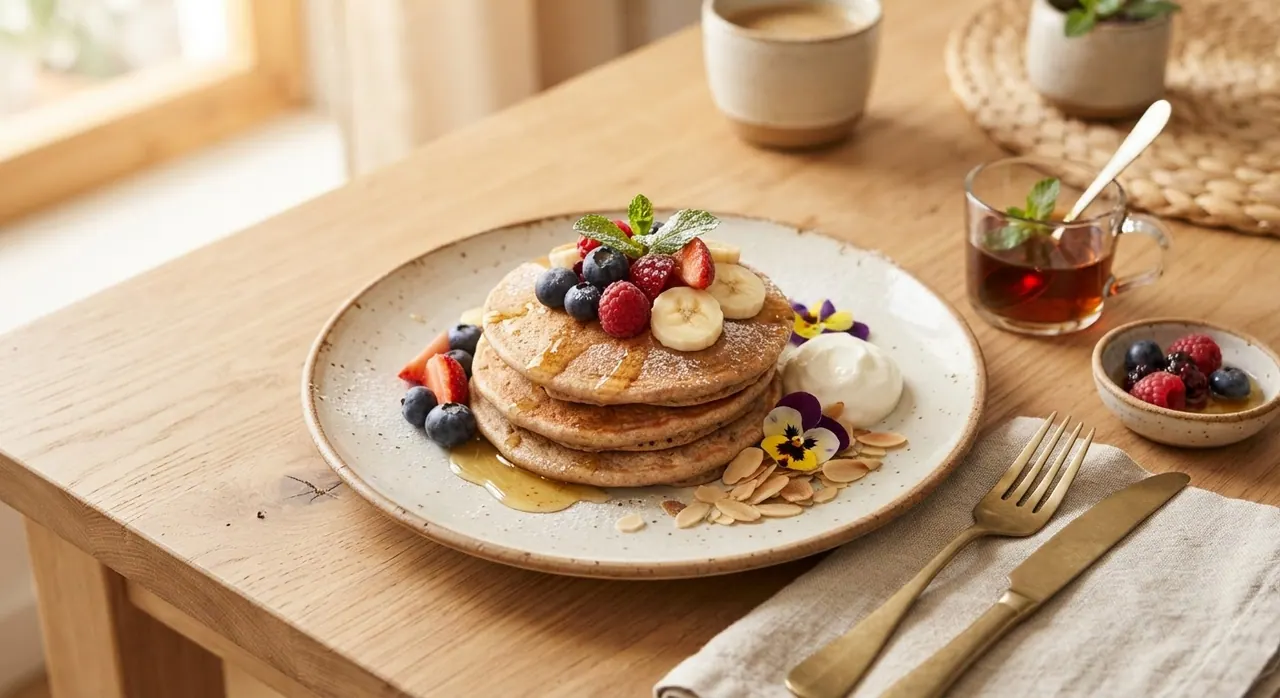 Hotcakes de trigo