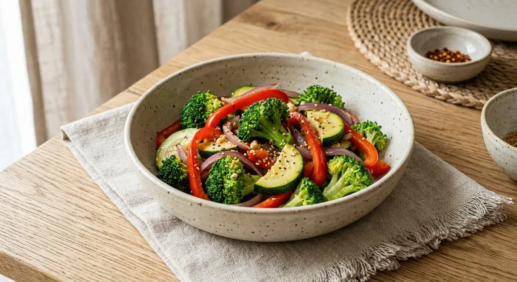 Salteado de verduras