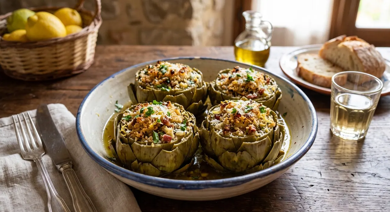 Alcachofas Rellenas