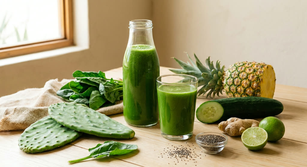 Jugo verde detox versión 2