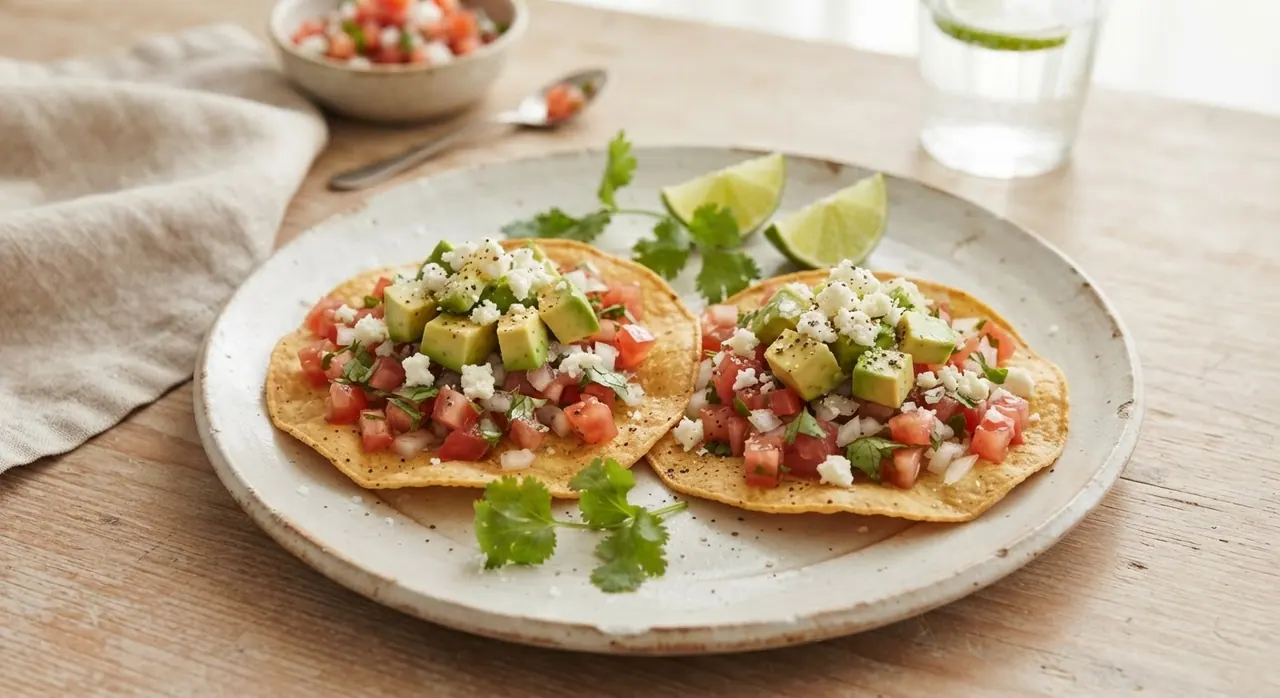 1-2 tostadas de maíz deshidratadas