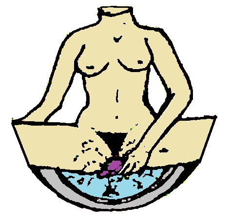 Baño genital en la mujer
