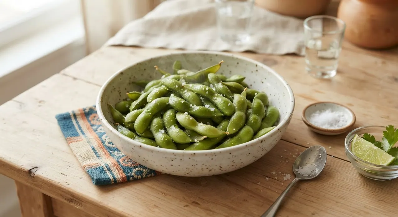 Edamame (frijol de soja tierno)