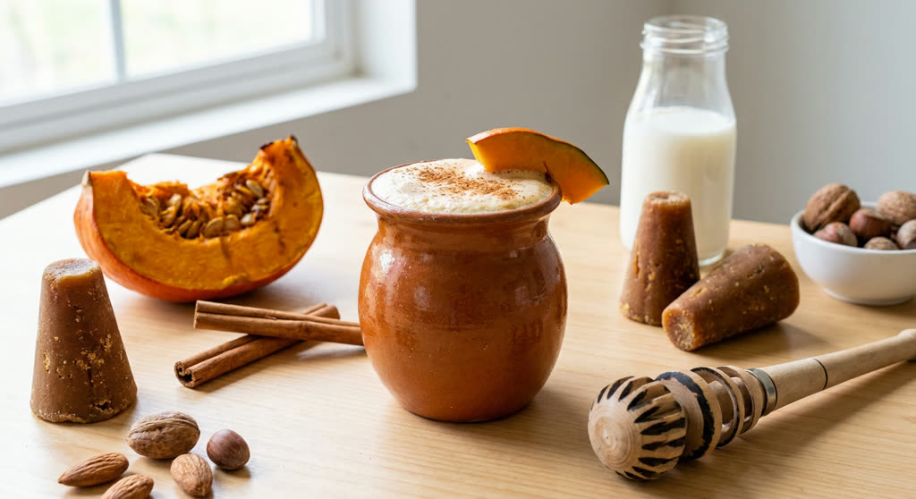 Bebida de pay de calabaza