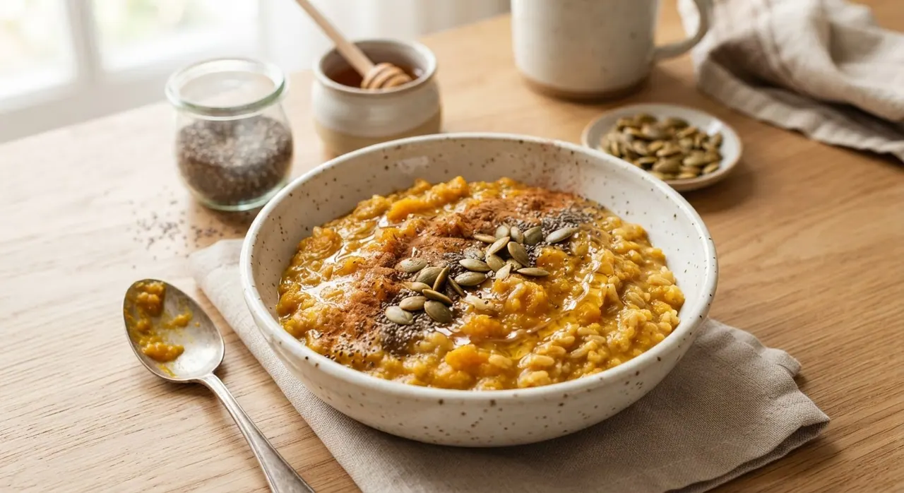 Pudín de arroz con calabaza