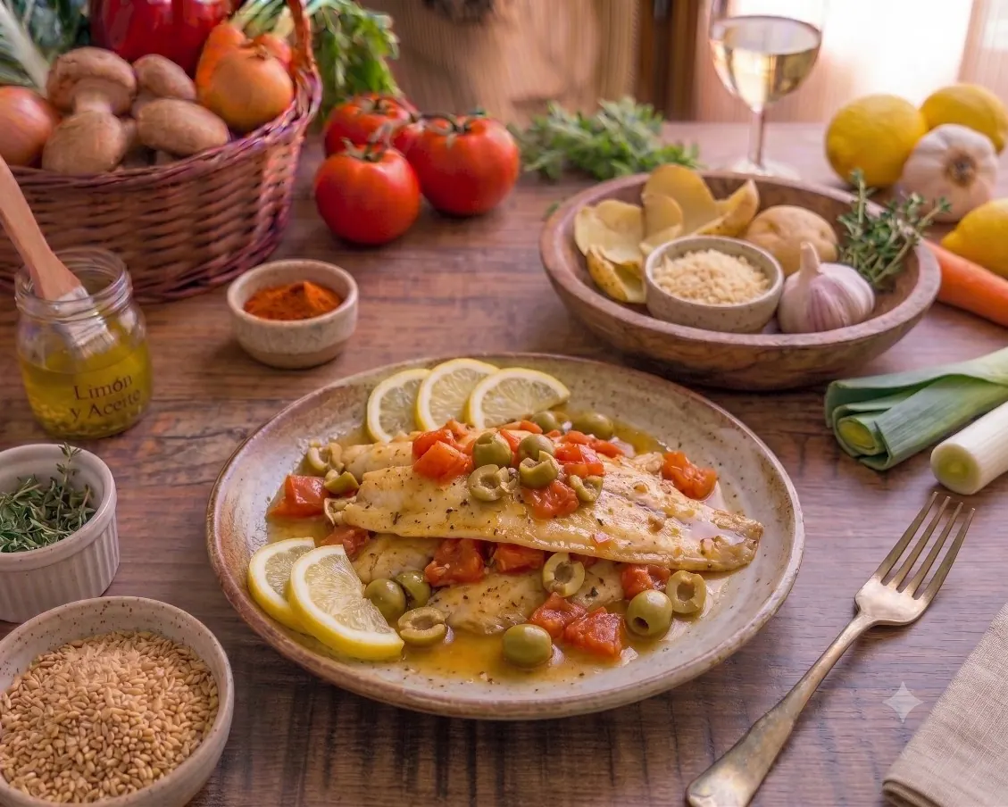 Filetes de Lenguado con Tomate