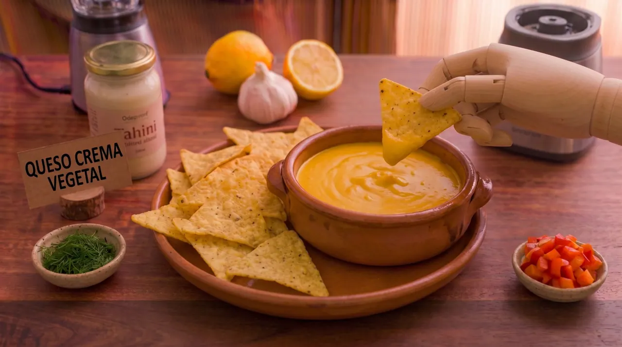 Queso fundido vegano (de verduras)