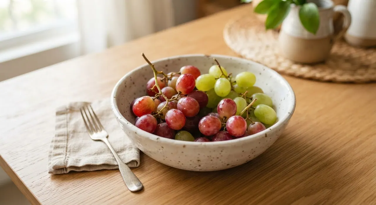 1 plato de uvas