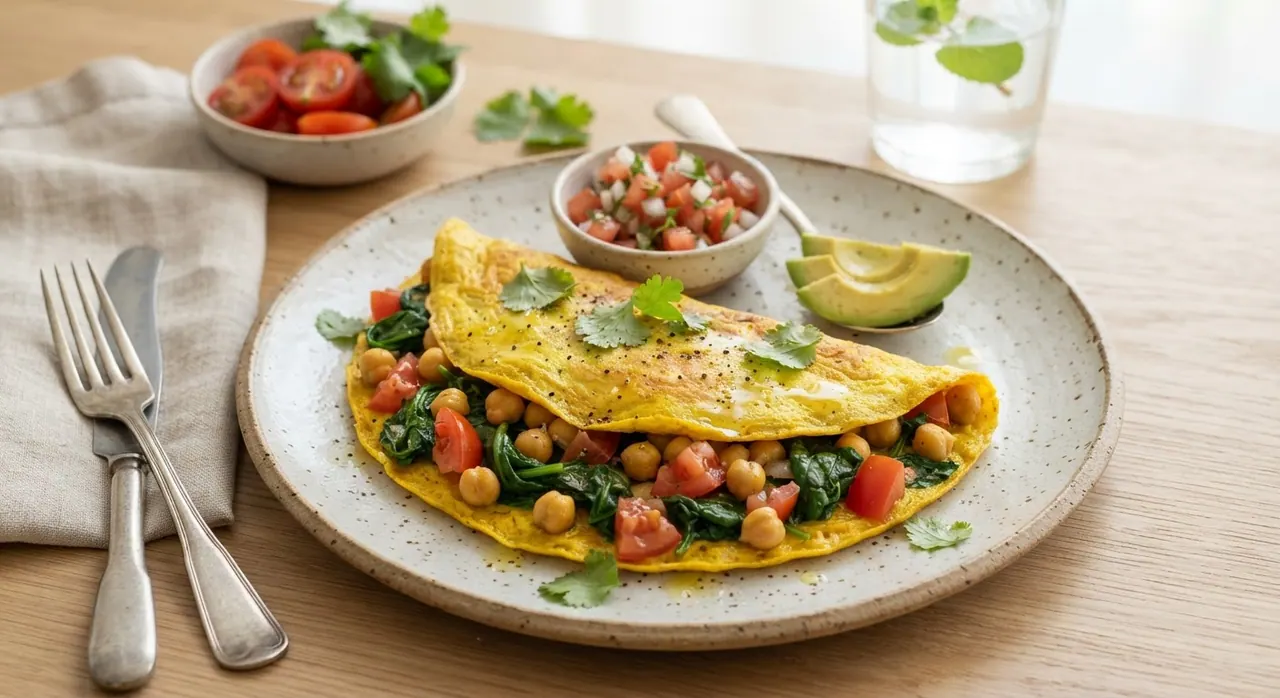Omelet de garbanzo