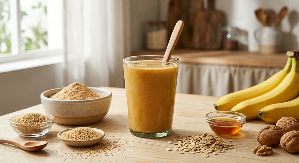 Licuado de Promalt y Vital en agua